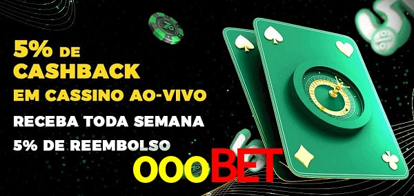 Promoções do cassino ao Vivo ooobet